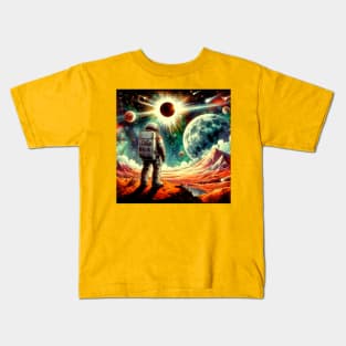 MARS AND THE STARS 10 Kids T-Shirt